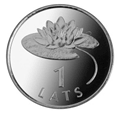 Юбилейная монета 1 лат, Александра Чхаидзе