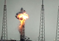 Взрыв ракеты SpaceX уничтожил спутник Facebook